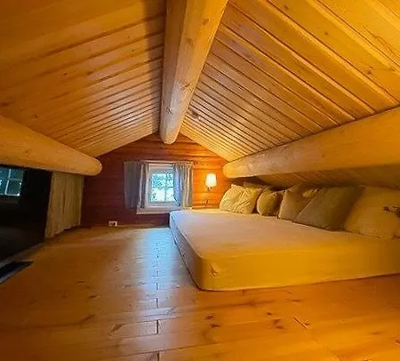 Log With Modern Style Near Vardefjell