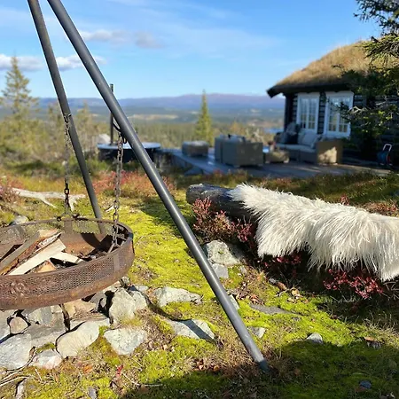 Log With Modern Style Near Vardefjell Etnedal