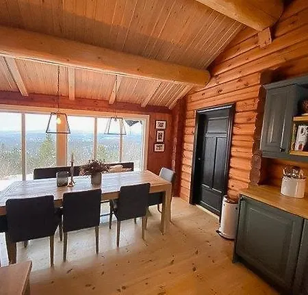 Log With Modern Style Near Vardefjell Feriehus Etnedal