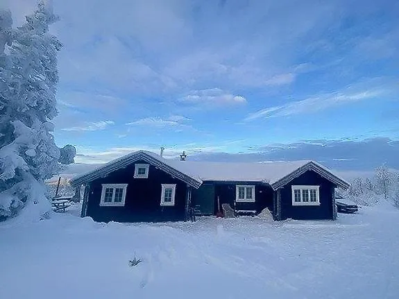 Feriehus Log With Modern Style Near Vardefjell *